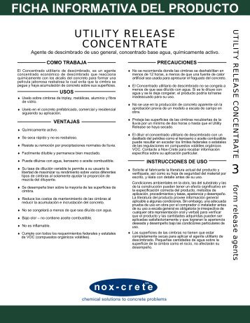 FICHA INFORMATIVA DEL PRODUCTO 3 - nox-crete latinamerica