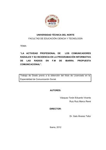 TESIS PDF.pdf - Repositorio UTN - Universidad TÃ©cnica del Norte