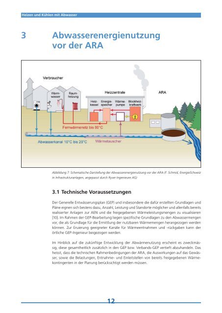 Heizen und Kühlen mit Abwasser - AWEL Amt für - Kanton Zürich