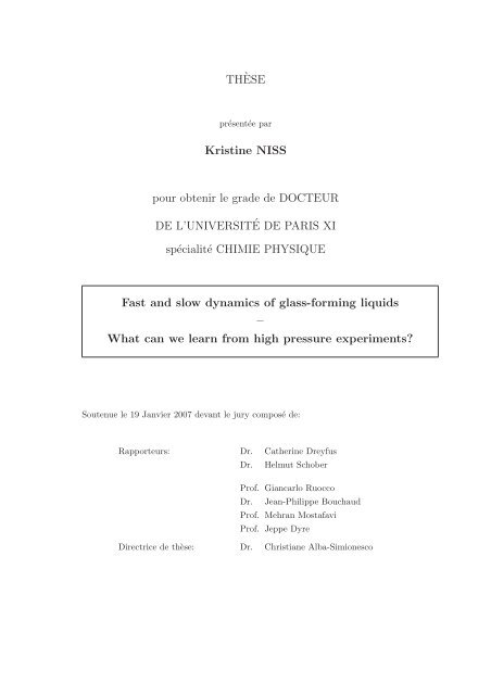 Ph.D. thesis (pdf) - dirac