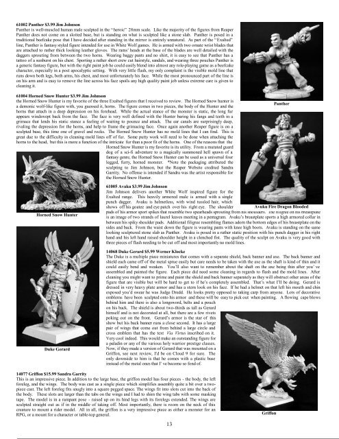 from the editor - Mega Miniatures