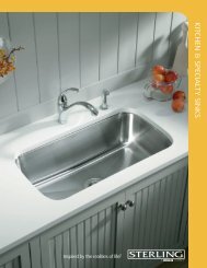 kitchen & specialty sinks - Sterling