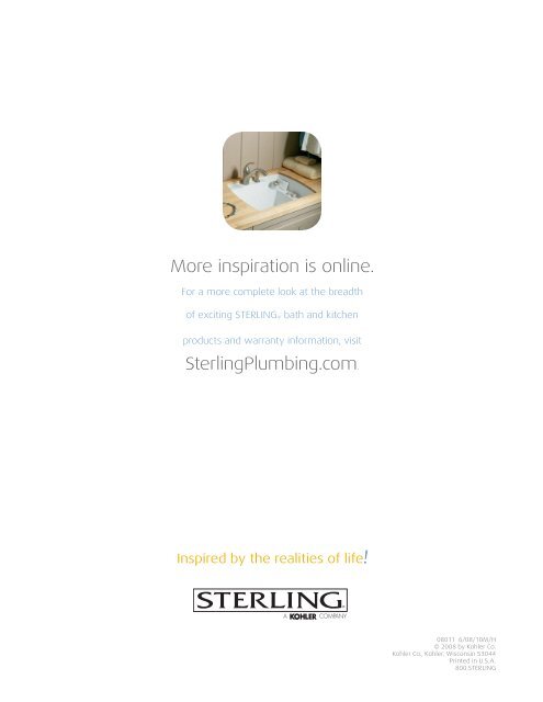 kitchen & specialty sinks - Sterling