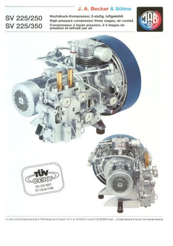 Hochdruckkompressor SV225.pdf - JA - Becker & Söhne