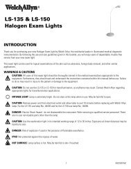 LS-135 & LS-150 Operator Manual - Welch Allyn