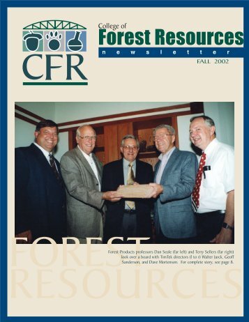 Fall 2002 - College of Forest Resources - Mississippi State University
