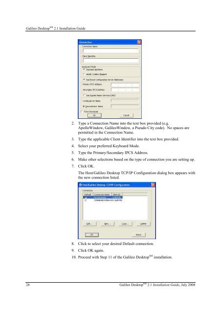 Galileo DesktopSM 2.1 - Travelport Support