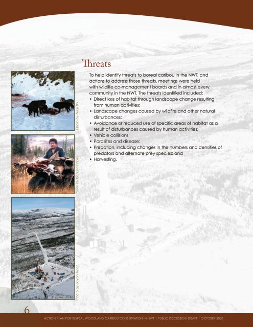 Boreal Caribou Conservation in the NWT - Environment and Natural ...