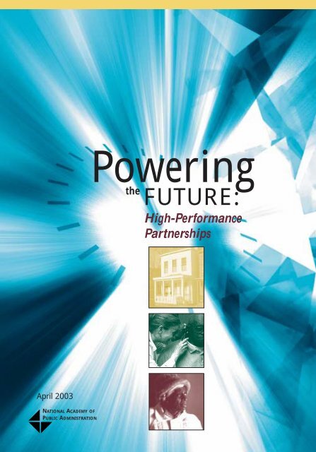 High-Performance Partnerships - National Academy of Public ...