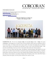 30 Americans Press Release (PDF) - Corcoran Gallery of Art
