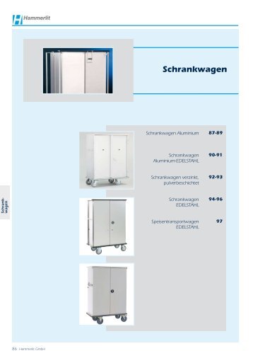 Schrankwagen Aluminium RGA - Hammerlit