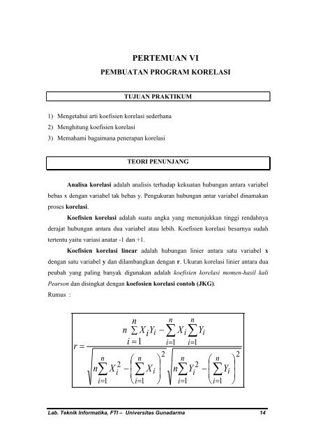 iY - iLab - Universitas Gunadarma