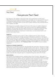 Chimpanzee Fact Sheet_Final 08 - the Jane Goodall Institute of ...
