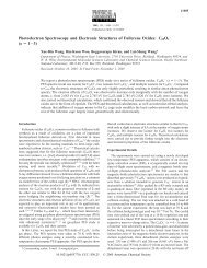 C60Ox - American Chemical Society Publications