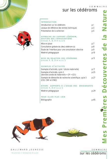 Mes PremiÃ¨res DÃ©couvertes de la Nature - Gallimard Jeunesse