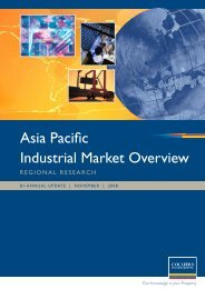 Asia Pacific Industrial Market Overview - Colliers