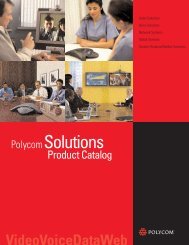 Polycom Conferencing Solutions Product Catalog - Clary Business ...