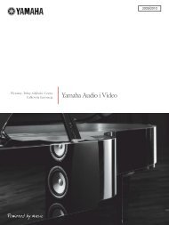 Katalog Yamaha 2009-2010 PL - AUDIO KLAN