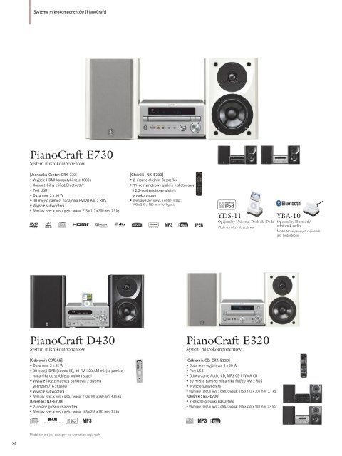 Katalog Yamaha 2009-2010 PL - AUDIO KLAN