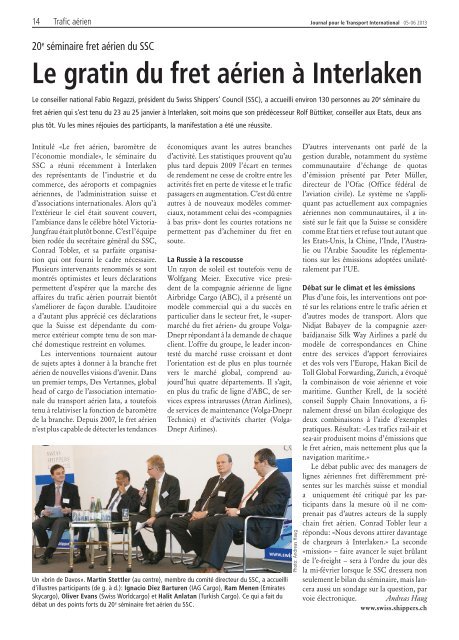 Lire maintenant - ITJ | Transport Journal