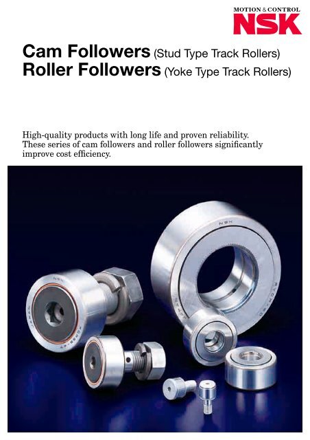 Cam Followers(Stud Type Track Rollers) Roller Followers(Yoke ...