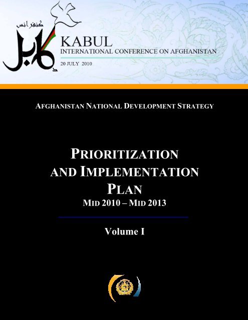 prioritization and implementation plan - Cooperazione Italiana allo ...