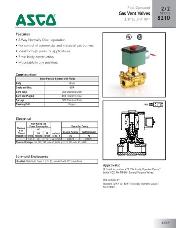 8210_V7294 R1 - ASCO Valve Net