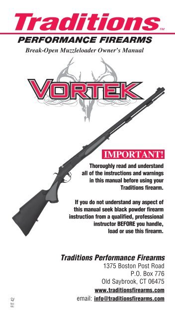 Traditions Deerhunter Load Chart