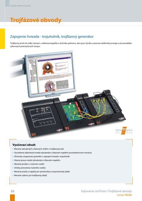 Tréningové systémy pre elektroenergetiku - Lucas-Nülle