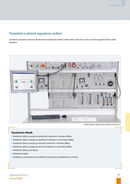 Tréningové systémy pre elektroenergetiku - Lucas-Nülle
