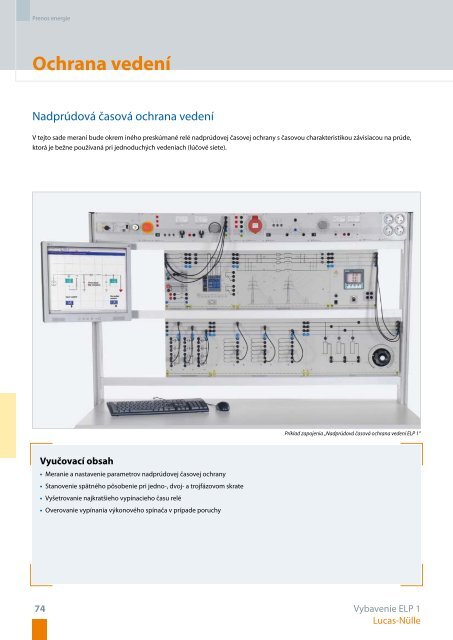 Tréningové systémy pre elektroenergetiku - Lucas-Nülle