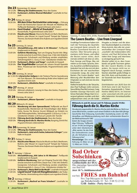 Gästezeitung Januar-Februar 2014 - Bad Orb