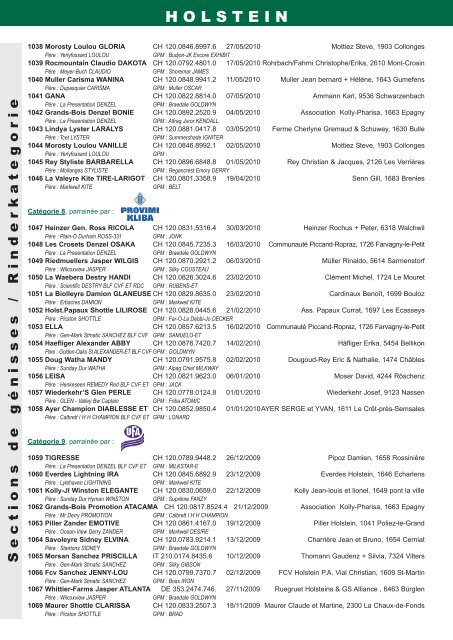 catalogue Holstein - Web-agri