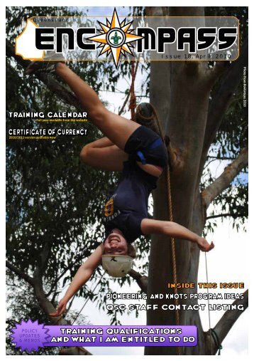 Issue 18, April 2010 - Goodna Scout Group - Scouts Queensland