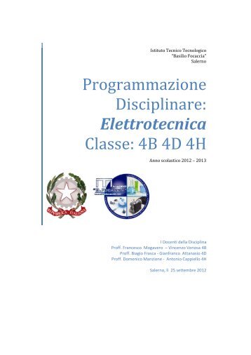 Classi 4 - Itisfocaccia.it