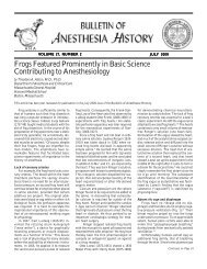 July 2009 - Anesthesia History Association