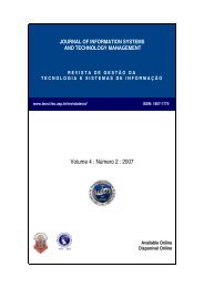 journal of information systems and technology ... - tecsi - USP