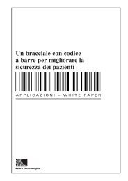 Un bracciale con codice a barre per migliorare la sicurezza dei ...