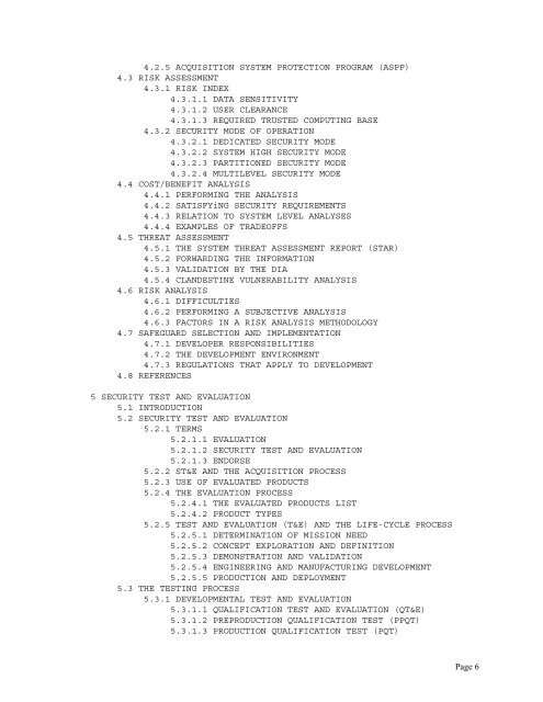 Page 1 A Guide to the Procurement of Trusted Systems: An ... - csirt