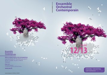Brochure de l'EOC Saison 2012-2013