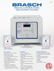 GDCP-A Digital Gas Detector Control Panel - Brasch