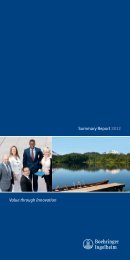 PDF (0.41 MB) - Boehringer Ingelheim Annual Report 2012