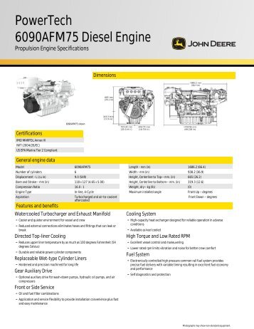 PowerTech 6090AFM75 Diesel Engine - MER Equipment
