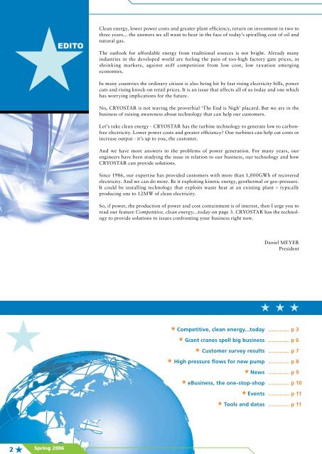 The Cryostar Magazine NÂ°7 : pdf file