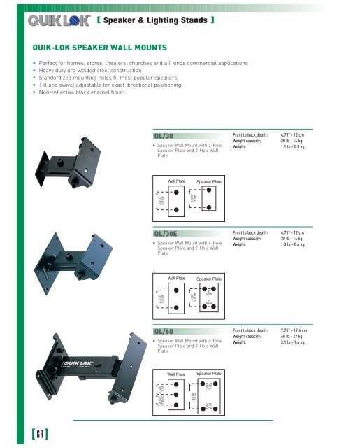 CATALOGO QUIK LOK ING light