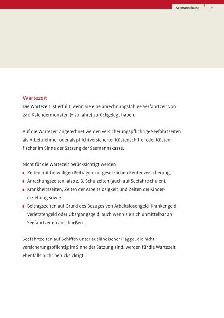 Informationen zur Seemannskasse (PDF - Knappschaft-Bahn-See