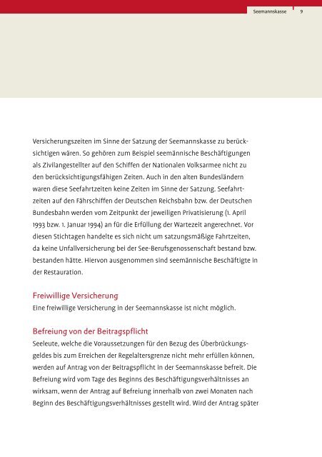 Informationen zur Seemannskasse (PDF - Knappschaft-Bahn-See