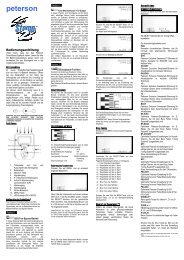 Manual Deutsch - Peterson Tuners