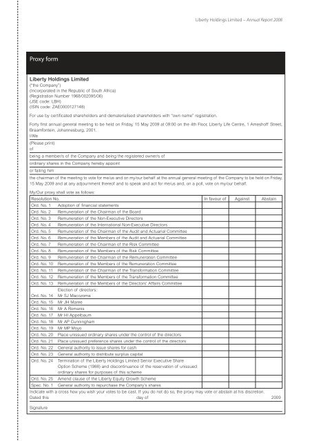 Proxy form (PDF - 35KB)