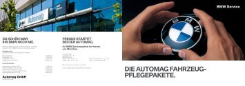 Die AUTOMAG FAhrzeUG- pFleGepAkeTe. - Automag GmbH